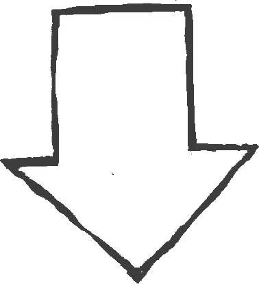 Ein gezeichneter Downloadbutton, er besteht aus einem weißen Pfeil mit schwarzem Rand der nach unten zeigt.